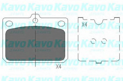 KAVO PARTS kbp9079 -  Комплект тормозных колодок, дисковый тормоз
